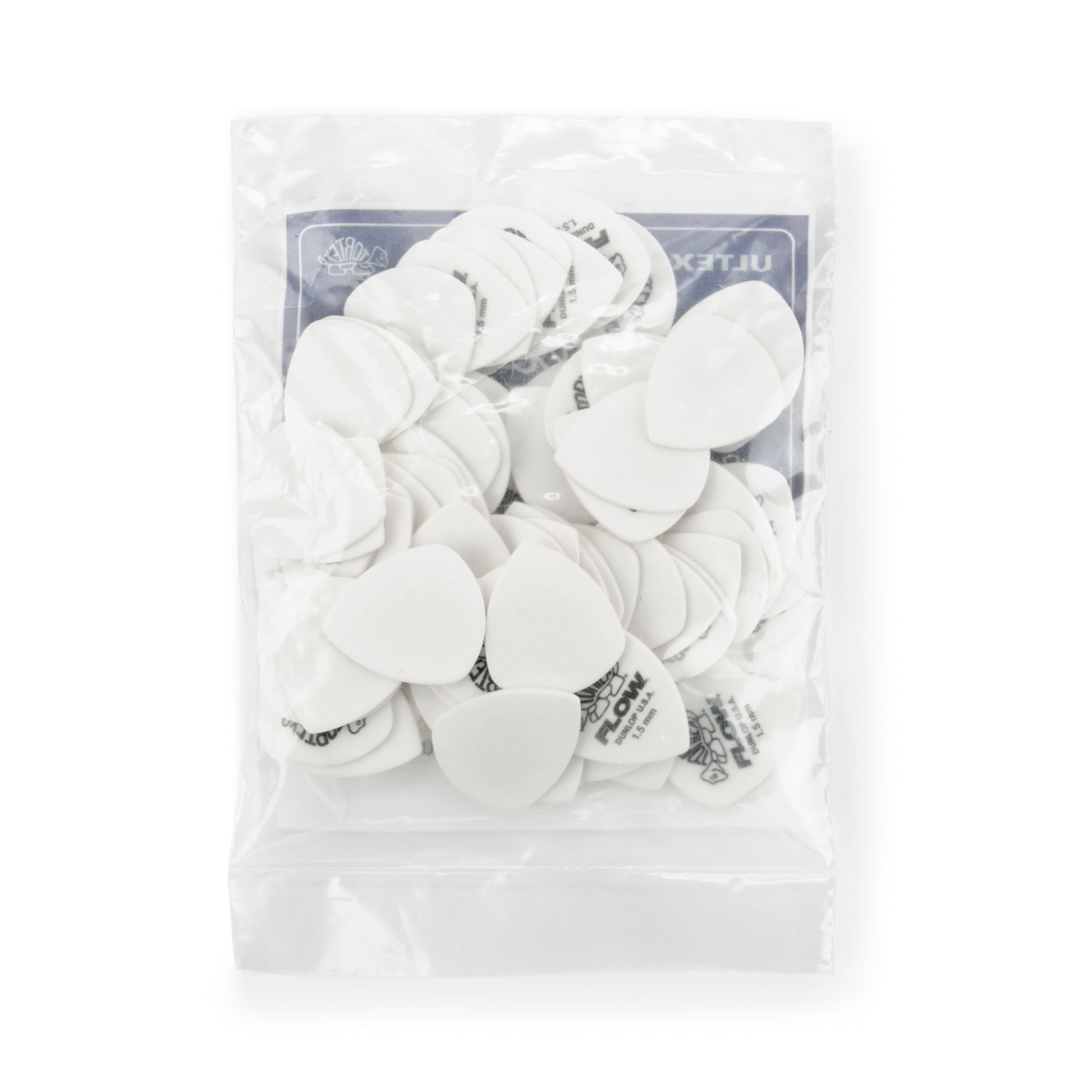 Jim Dunlop DUNLOP TORTEX 1.5mm FLOW GUITAR PICK REFILL BAG 72-PACK - 558R150