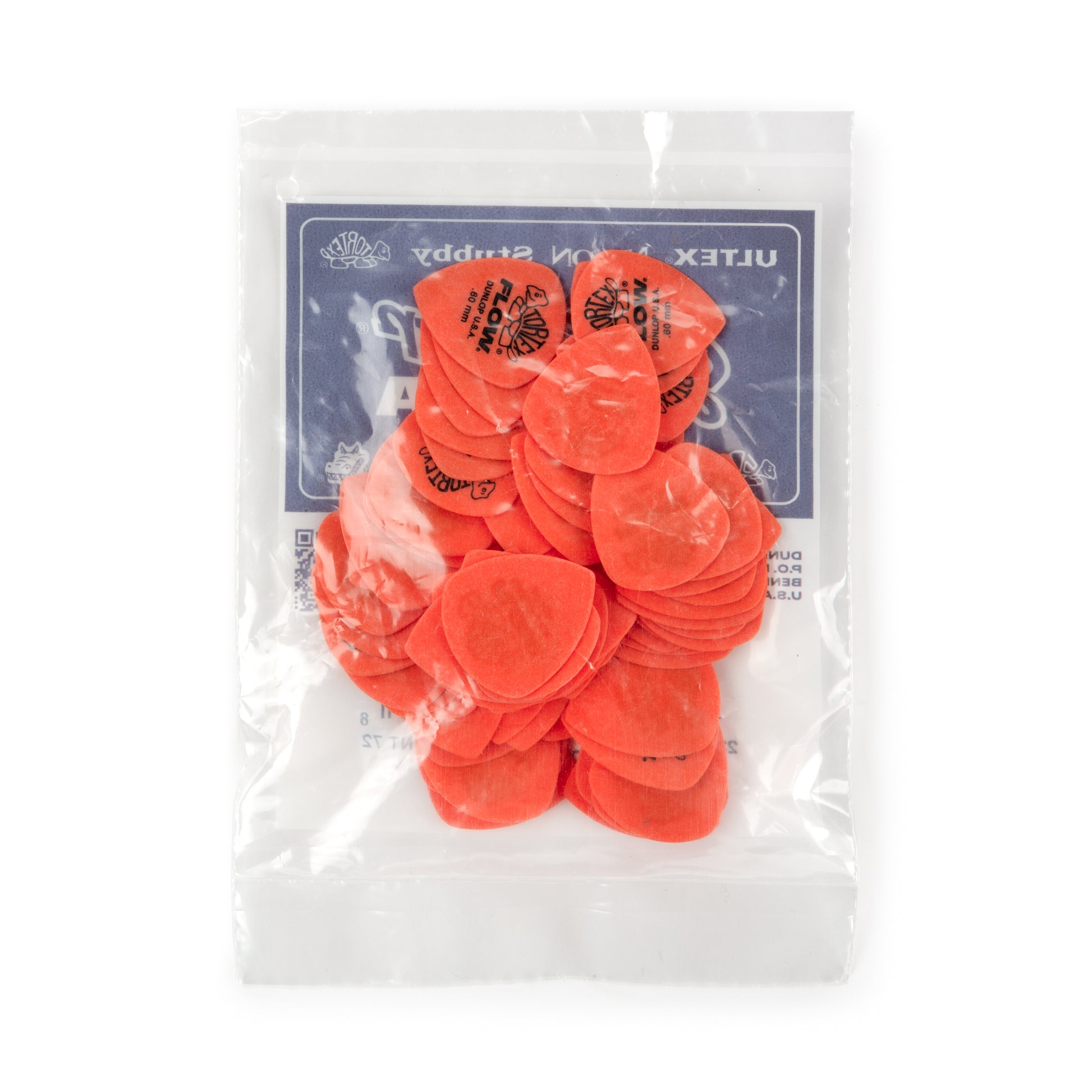 Jim Dunlop DUNLOP TORTEX .60mm FLOW GUITAR PICK REFILL BAG 72-PACK - 558R060