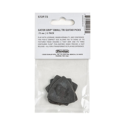 Jim Dunlop DUNLOP GATOR GRIP .73mm SMALL TRIANGLE GUITAR PICK PLAYER'S PACK 06-PACK - 572P073
