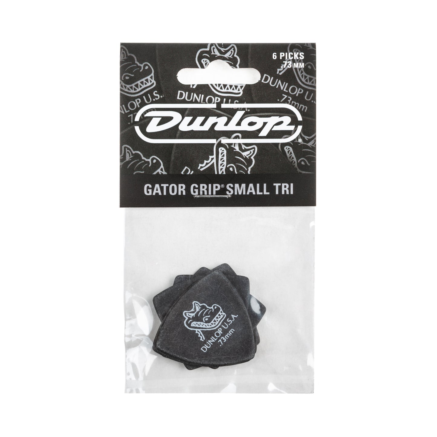 Jim Dunlop DUNLOP GATOR GRIP .73mm SMALL TRIANGLE GUITAR PICK PLAYER'S PACK 06-PACK - 572P073