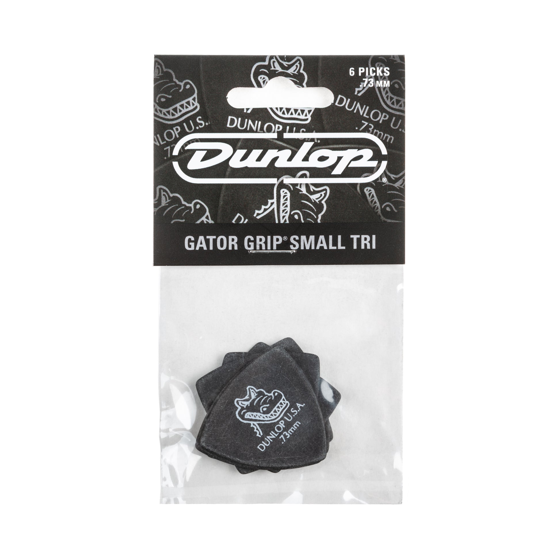 Jim Dunlop DUNLOP GATOR GRIP .73mm SMALL TRIANGLE GUITAR PICK PLAYER'S PACK 06-PACK - 572P073