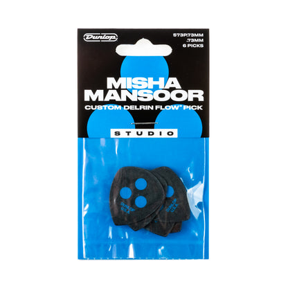 Jim Dunlop DUNLOP MISHA MANSOOR CUSTOM .73mm DELRIN FLOW STUDIO GUITAR PICK PLAYER'S PACK 06-PACK - 573P073MM