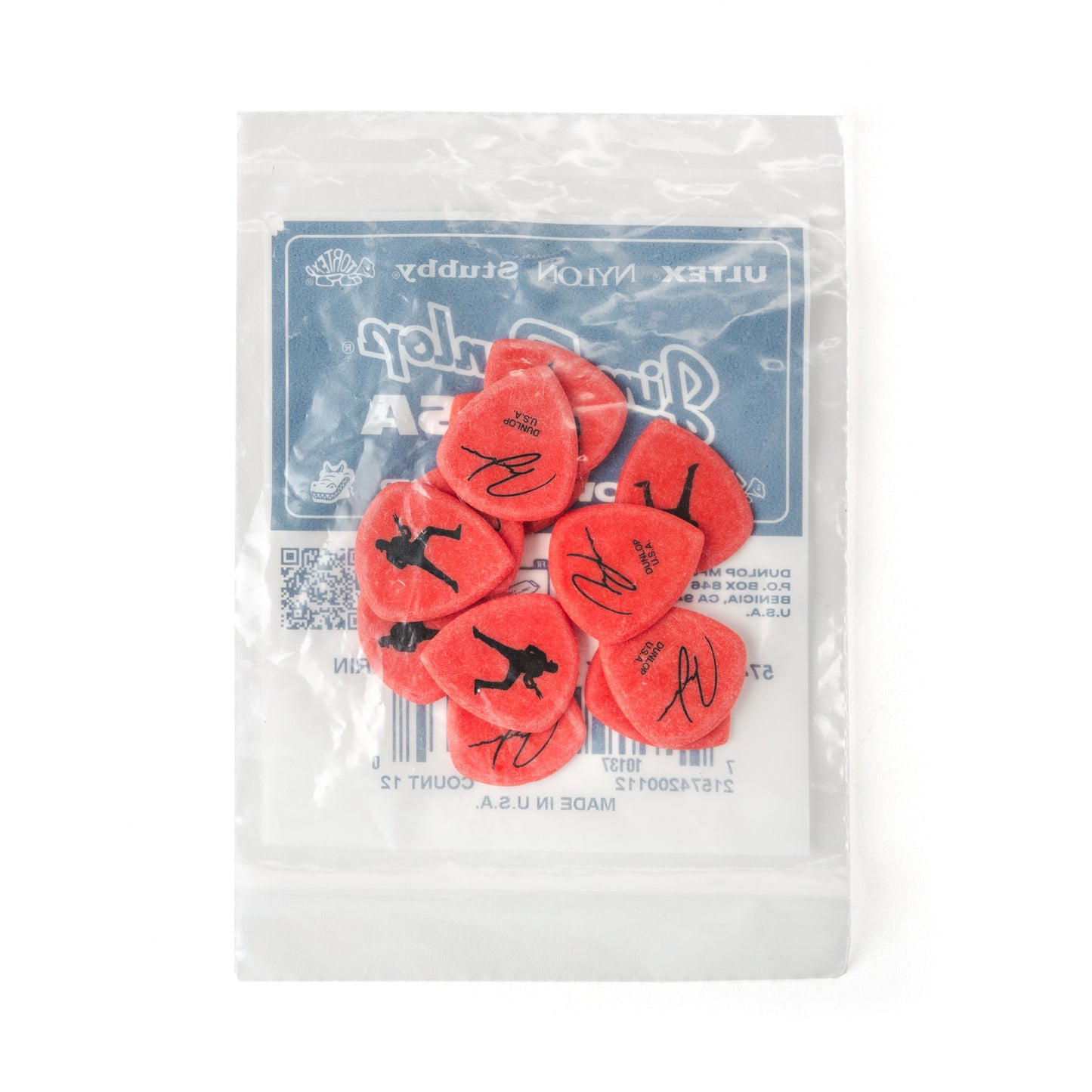 Jim Dunlop DUNLOP ANDY JAMES CUSTOM FLOW 2.0mm 2 PICK GUITAR PICK REFILL BAG 12-Pack - 574RAJ200