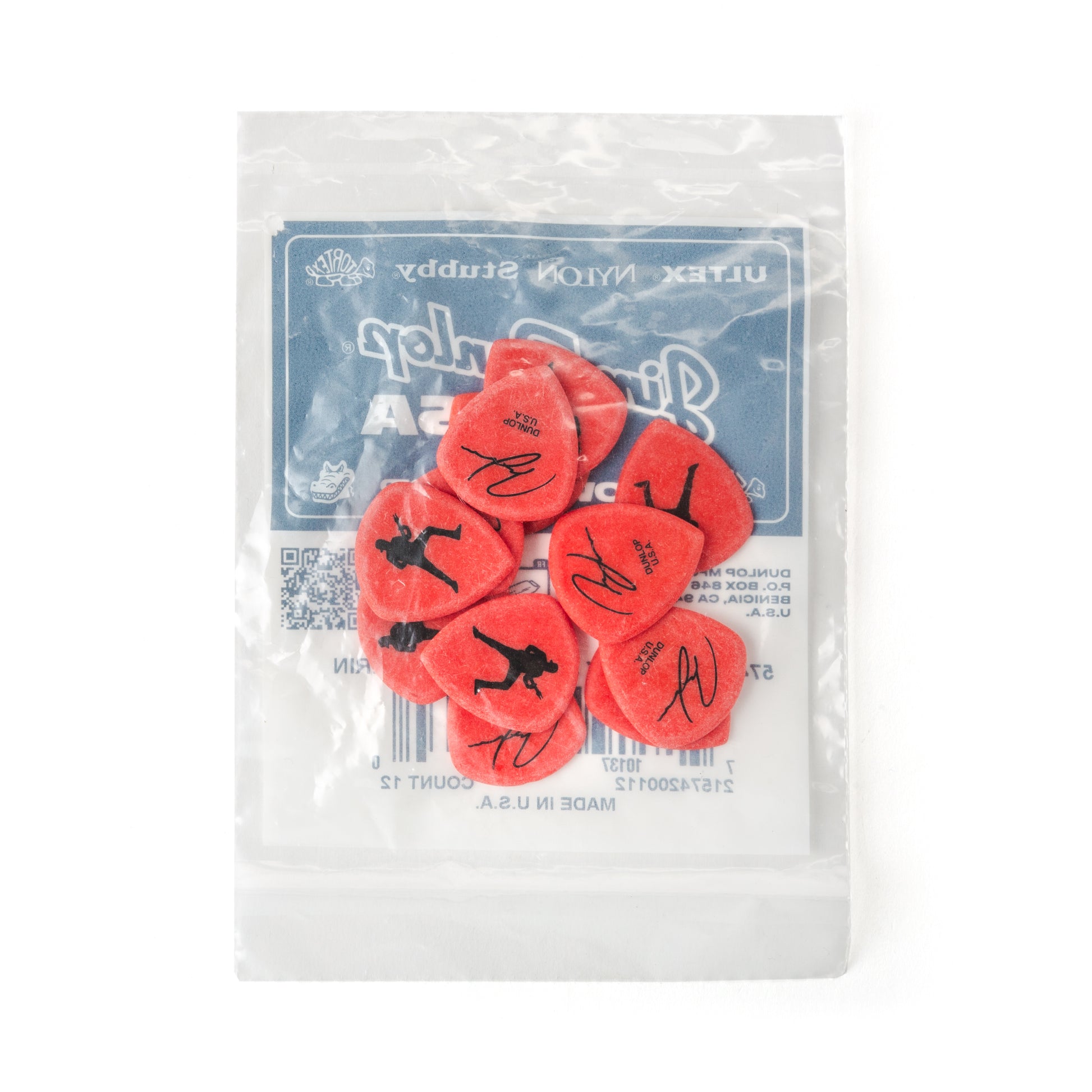Jim Dunlop DUNLOP ANDY JAMES CUSTOM FLOW 2.0mm 2 PICK GUITAR PICK REFILL BAG 12-Pack - 574RAJ200