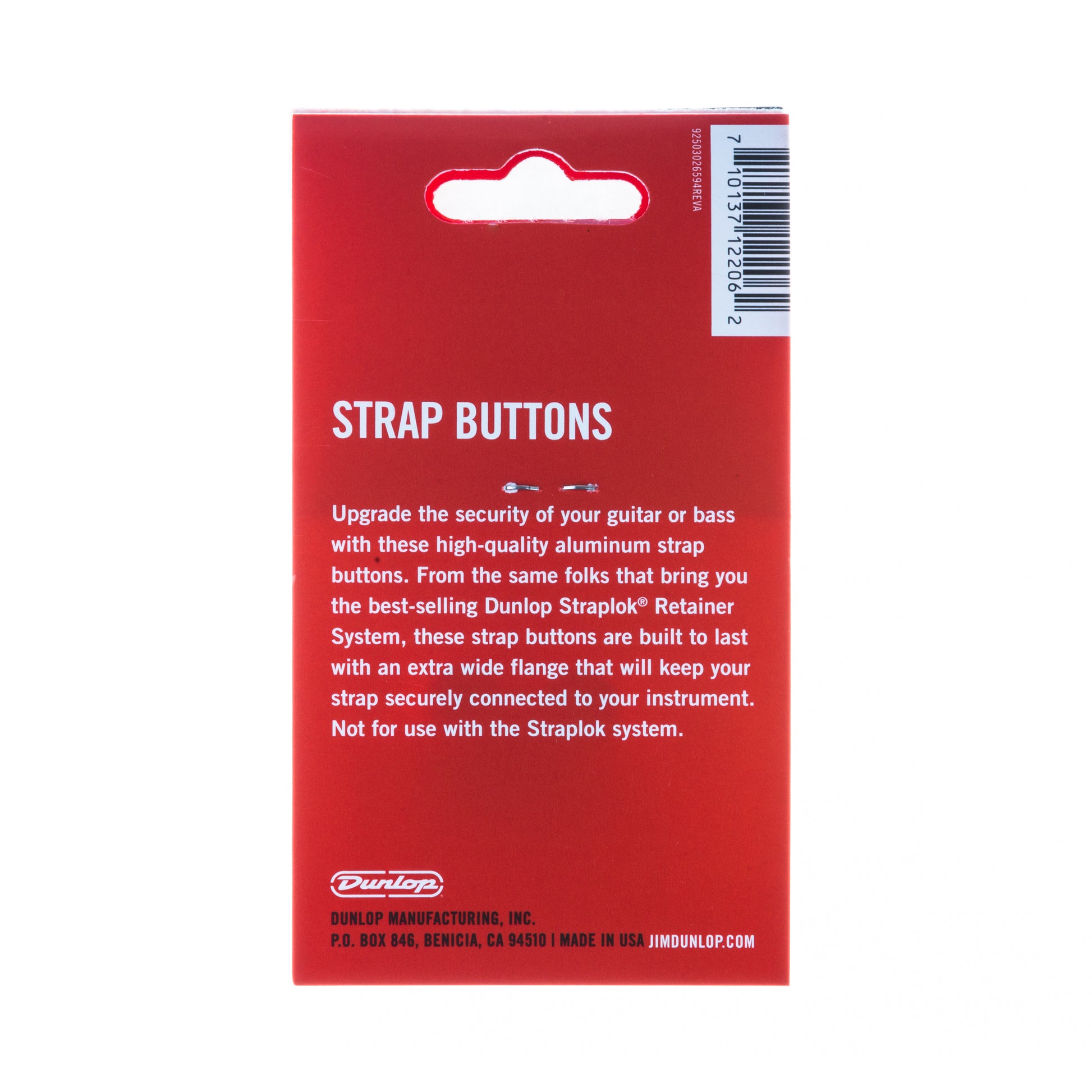 Jim Dunlop DUNLOP STRAP BUTTON SET - 7102