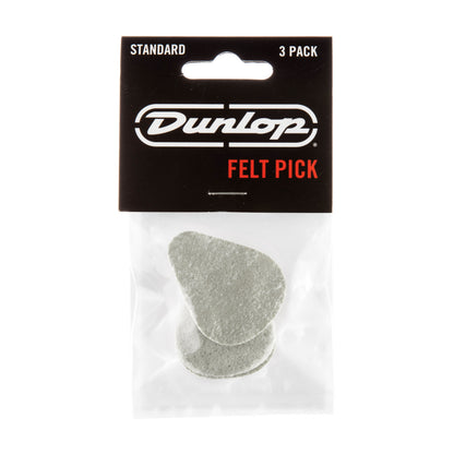 Jim Dunlop DUNLOP FELT 3.2mm STANDARD GUITAR PICK PLAYER'S PACK 03-PACK - 8012P