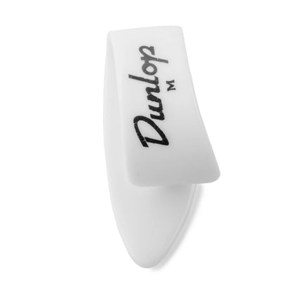 Jim Dunlop DUNLOP WHITE THUMBPICKS GUITAR PICK PLAYER'S PACK MEDIUM 04-PACK - 9002P