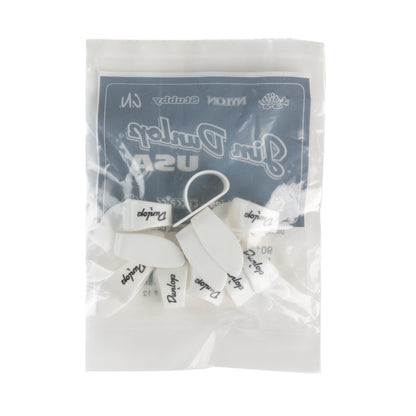 Jim Dunlop DUNLOP WHITE LEFT THUMBPICKS GUITAR PICK REFILL BAG LARGE 12-PACK - 9013R