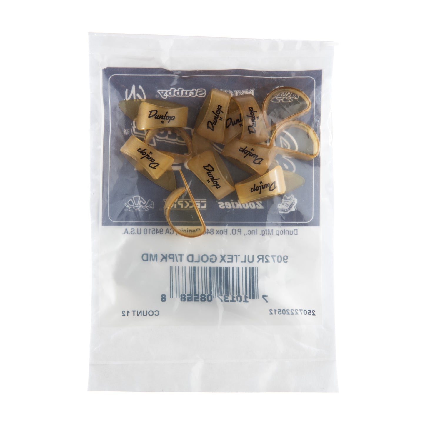 Jim Dunlop DUNLOP ULTEX RIGHT THUMBPICKS GUITAR PICK REFILL BAG MEDIUM 12-PACK - 9072R