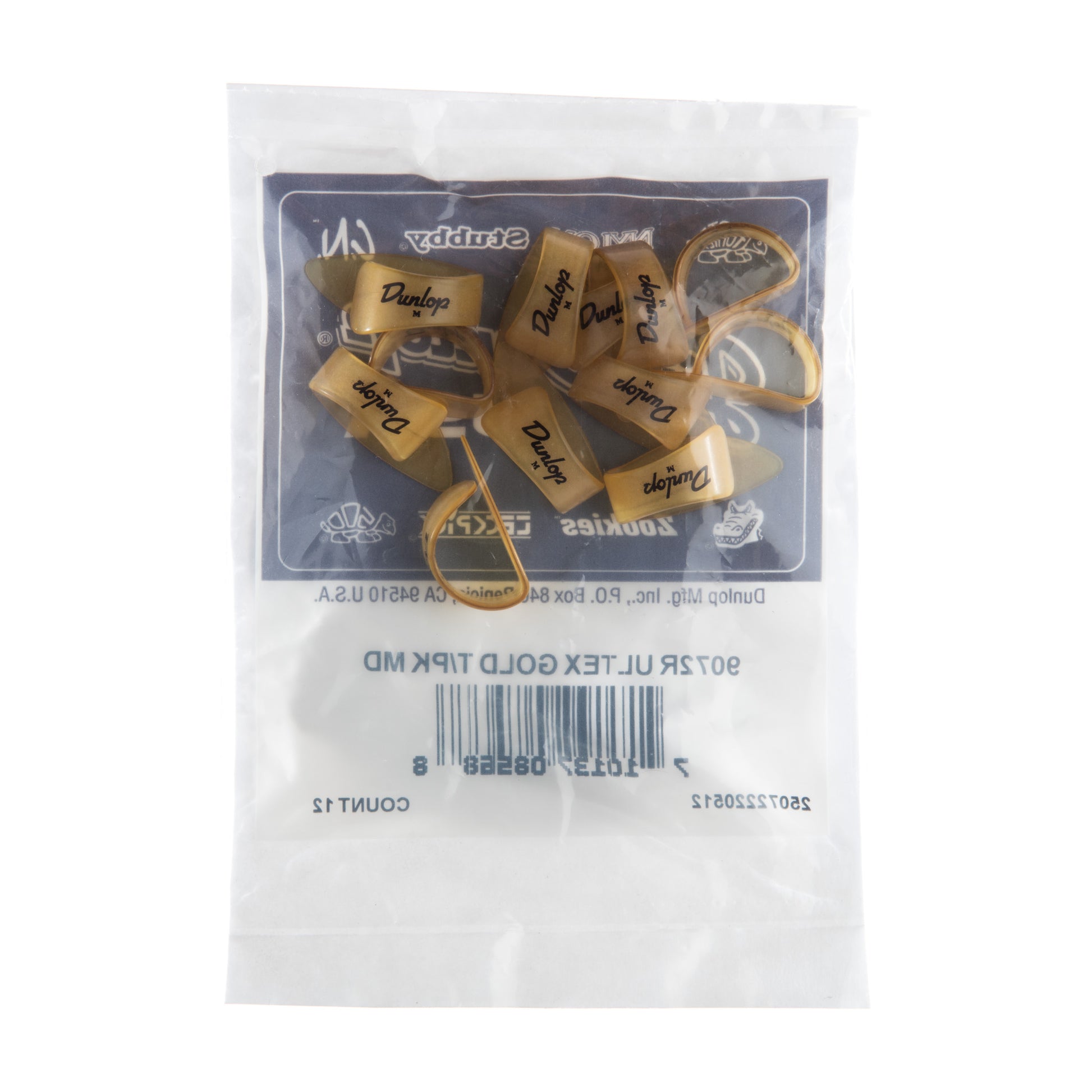 Jim Dunlop DUNLOP ULTEX RIGHT THUMBPICKS GUITAR PICK REFILL BAG MEDIUM 12-PACK - 9072R