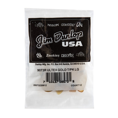 Jim Dunlop DUNLOP ULTEX RIGHT THUMBPICKS GUITAR PICK REFILL BAG LARGE 12-PACK - 9073R