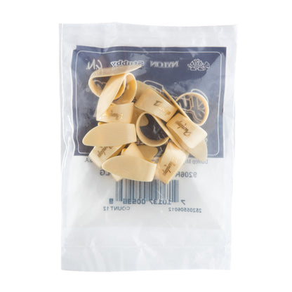 Jim Dunlop DUNLOP HEAVIES IVOROID THUMBPICKS LARGE GUITAR PICK REFILL BAG 12-PACK - 9206R