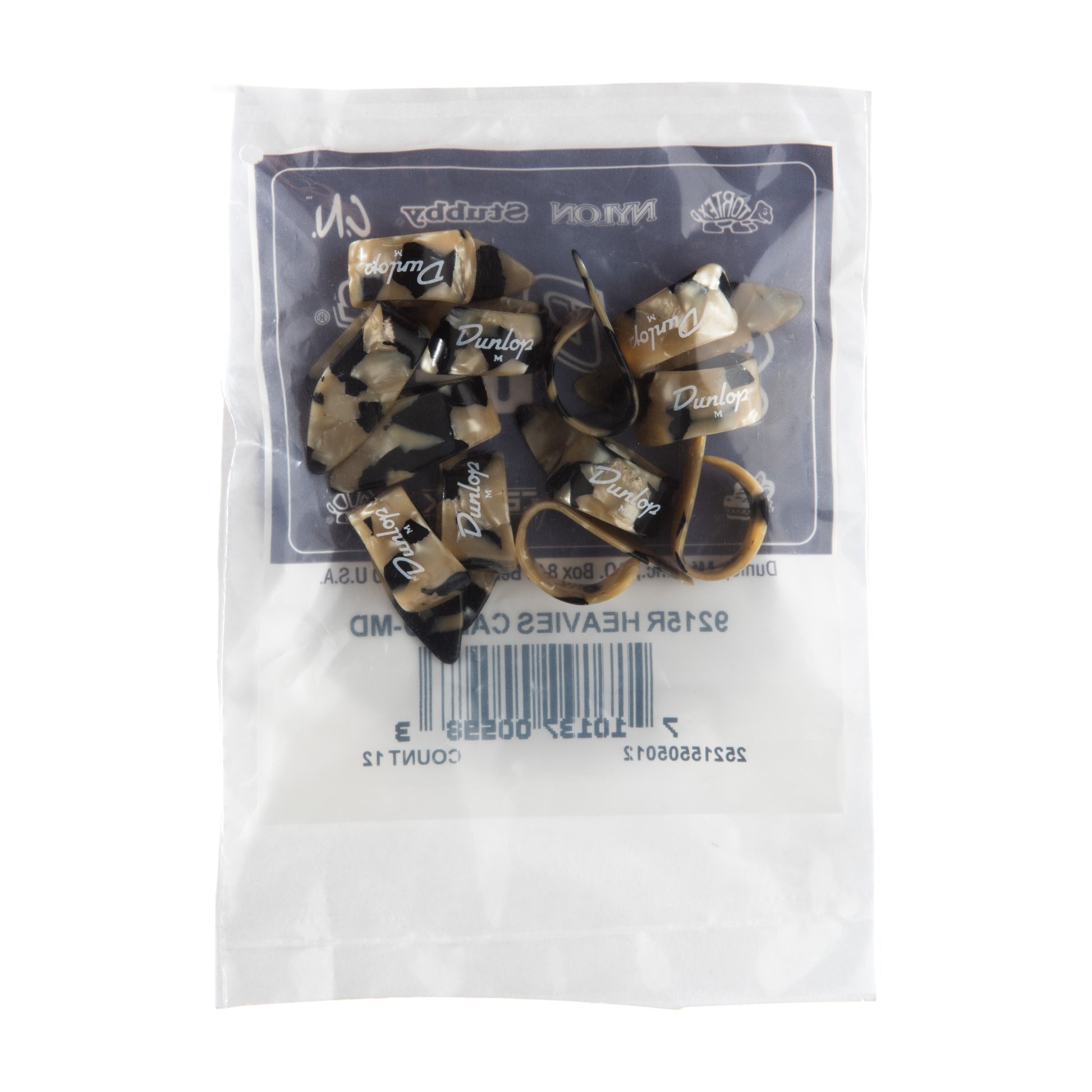 Jim Dunlop DUNLOP HEAVIES CALICO THUMBPICKS MEDIUM GUITAR PICK REFILL BAG 12-PACK - 9215R