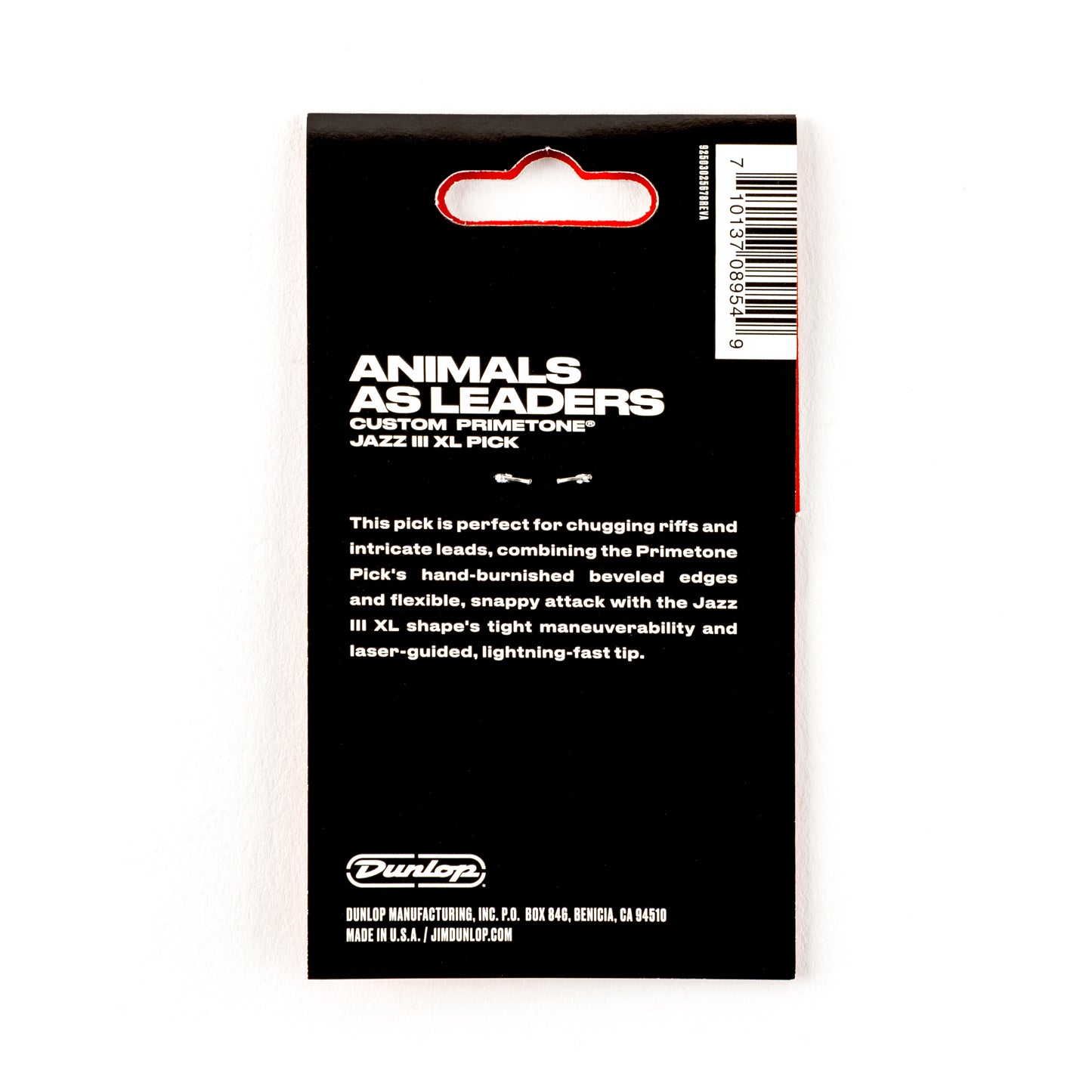 Jim Dunlop DUNLOP ANIMALS AS LEADERS BROWN PRIMETONE .73mm JAZZ III XL GUITAR PICK PLAYER'S PACK 03-Pack - AALP01