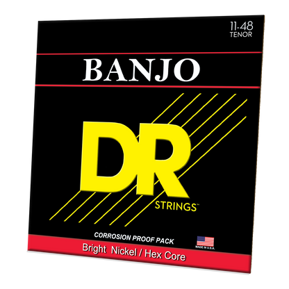 DR Strings DR Original Style Nickel Plated Steel Banjo String Set - 10-31 Tenor BA-10