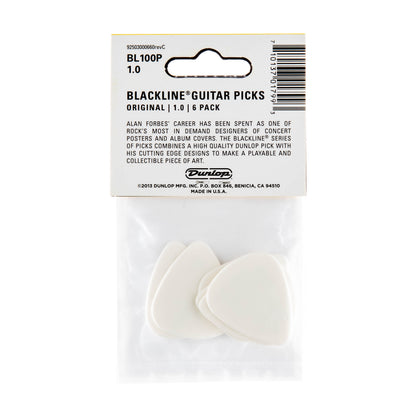 Jim Dunlop DUNLOP ALAN FORBES 1.00mm GUITAR PICK PLAYER'S PACK 06-PACK - BL100P100
