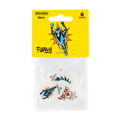 Jim Dunlop DUNLOP ALAN FORBES .60mm GUITAR PICK PLAYER'S PACK 06-PACK - BL100P060
