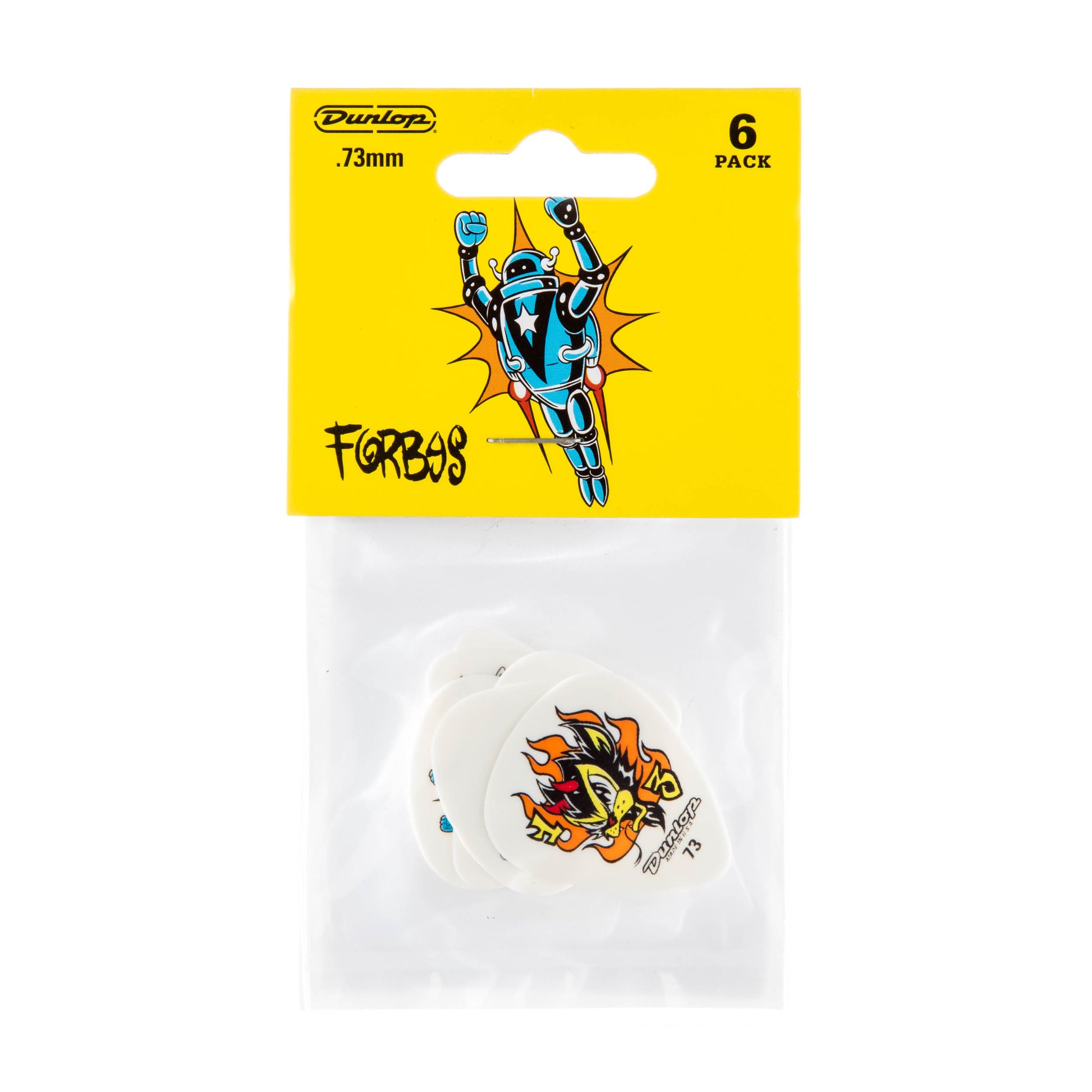 Jim Dunlop DUNLOP ALAN FORBES .73mm GUITAR PICK PLAYER'S PACK 06-PACK - BL100P073