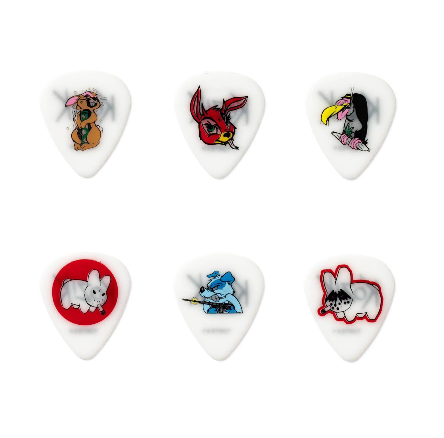 Jim Dunlop DUNLOP FRANK KOZIK .60mm GUITAR PICK PLAYER'S PACK 06-PACK - BL109P060
