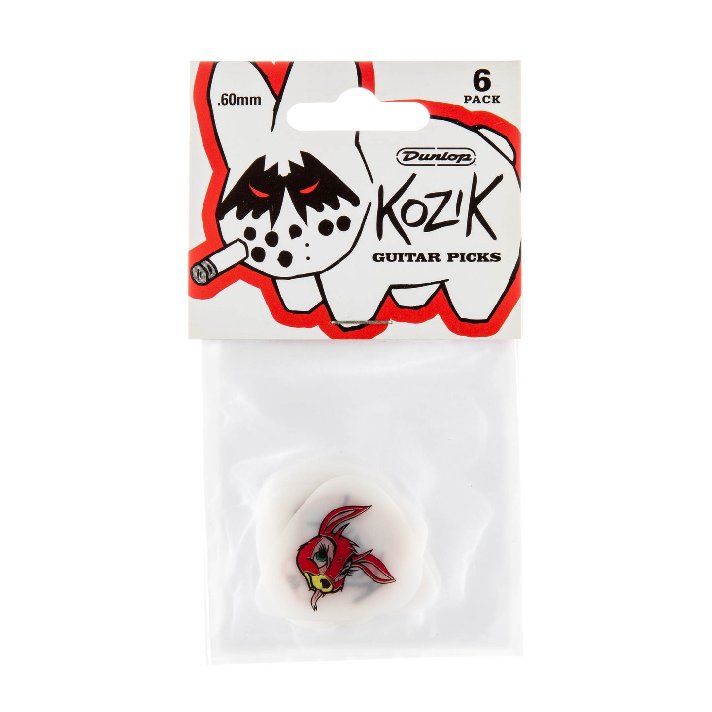 Jim Dunlop DUNLOP FRANK KOZIK .60mm GUITAR PICK PLAYER'S PACK 06-PACK - BL109P060