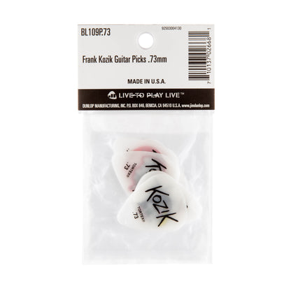 Jim Dunlop DUNLOP FRANK KOZIK .73mm GUITAR PICK PLAYER'S PACK 06-PACK - BL109P073