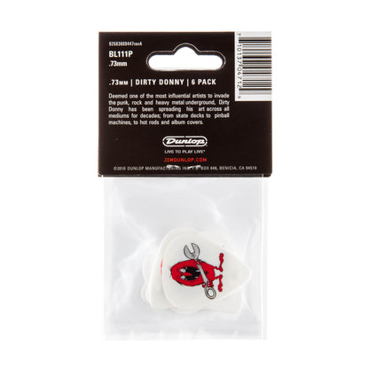 Jim Dunlop DUNLOP DIRTY DONNY SERIES 1 - .73mm ASSORTMENT GUITAR PICK PLAYER'S PACK 06-PACK - BL111P073