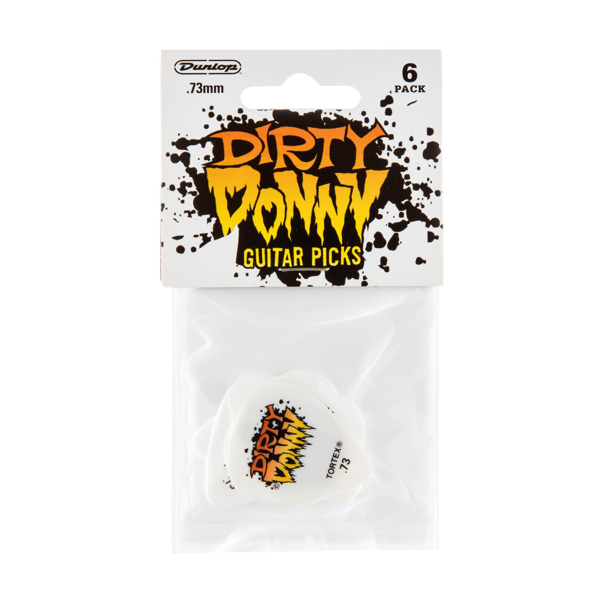 Jim Dunlop DUNLOP DIRTY DONNY SERIES 1 - .73mm ASSORTMENT GUITAR PICK PLAYER'S PACK 06-PACK - BL111P073