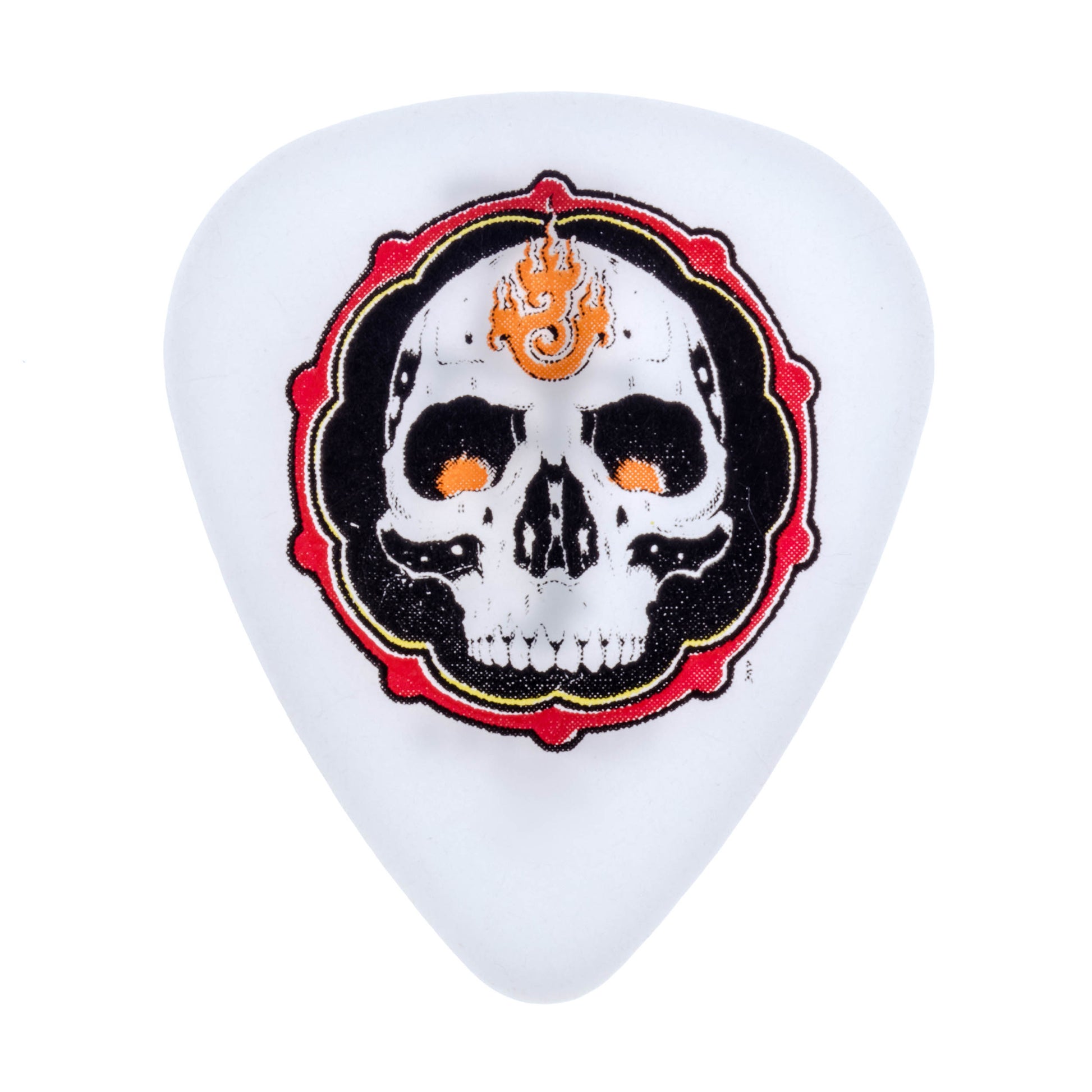Jim Dunlop DUNLOP ALAN FORBES .60mm FLAME SKULL GUITAR PICK REFILL BAG 36-PACK - BL40R060