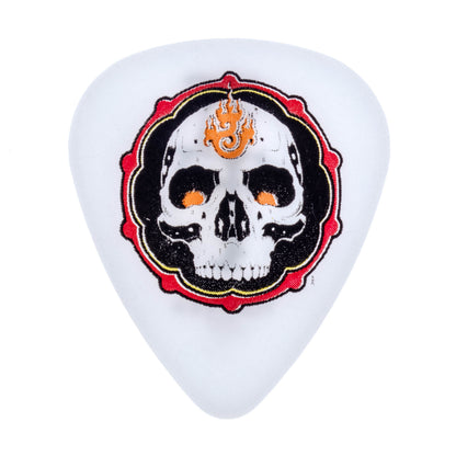 Jim Dunlop DUNLOP ALAN FORBES .60mm FLAME SKULL GUITAR PICK REFILL BAG 36-PACK - BL40R060