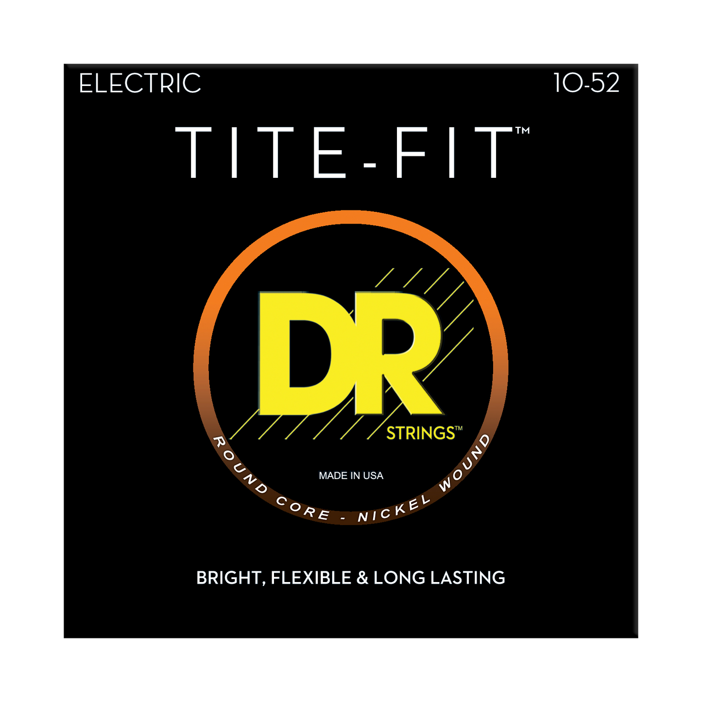 DR Strings DR TITE-FIT Nickel Plated Steel Electric Guitar String Set - 10-52 Big-Heavy BT-10