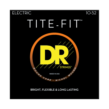 DR Strings DR TITE-FIT Nickel Plated Steel Electric Guitar String Set - 10-52 Big-Heavy BT-10