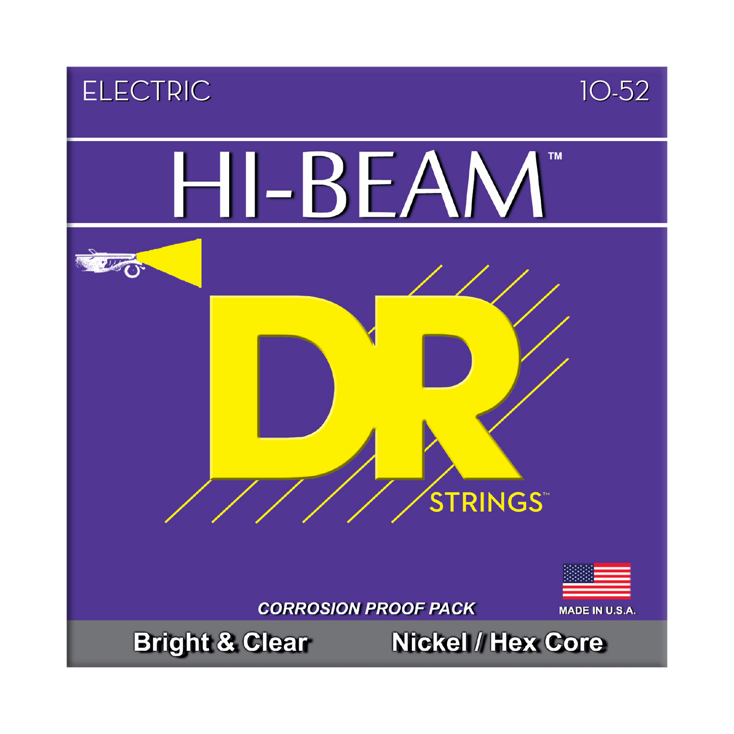 DR Strings DR HI-BEAM Electric Guitar String Set - 10-52 Big-Heavy BTR-10