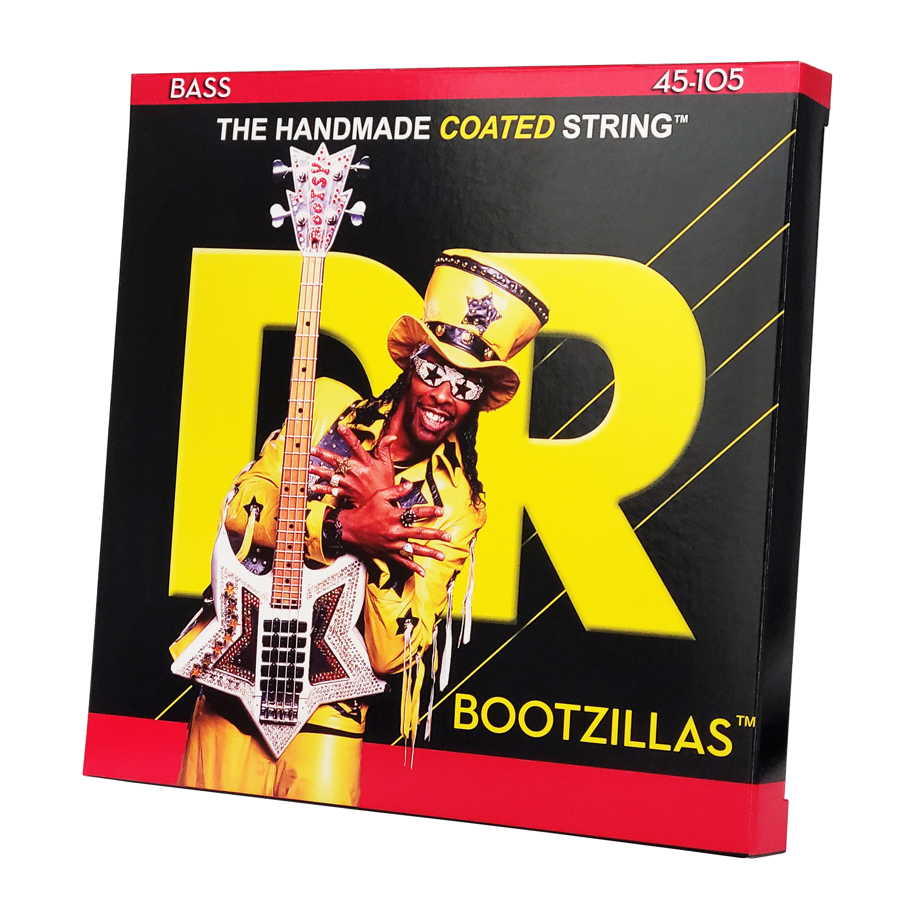 DR Strings DR Bootzillas Coated Stainless Steel Electric Bass Strings Long Scale - 4-String 45-105 BZ-45