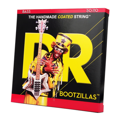 DR Strings DR Bootzillas Coated Stainless Steel Electric Bass Strings Long Scale - 4-String 50-110 BZ-50