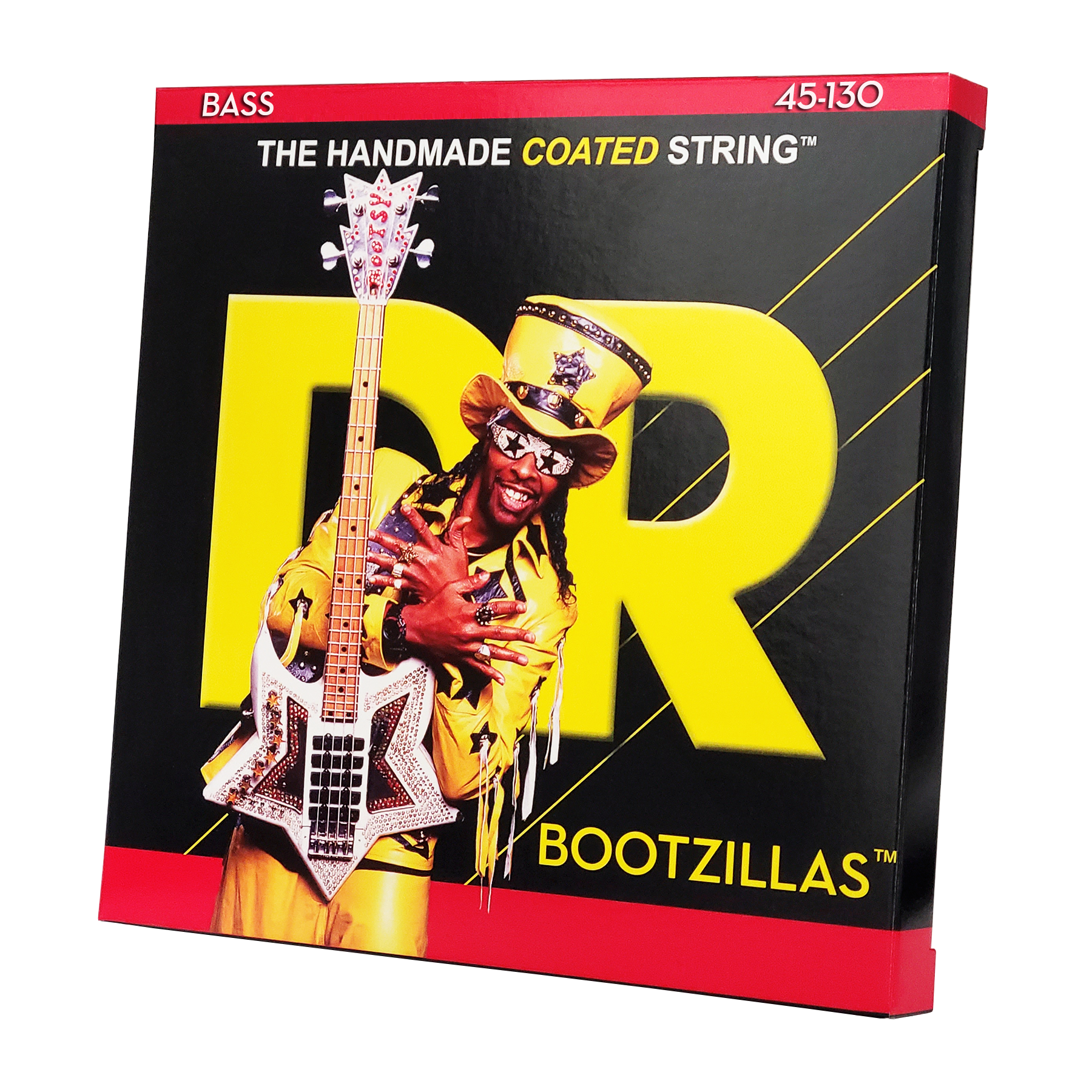 DR Strings DR Bootzillas Coated Stainless Steel Electric Bass Strings Long Scale - 5-String 45-130 BZ5-130