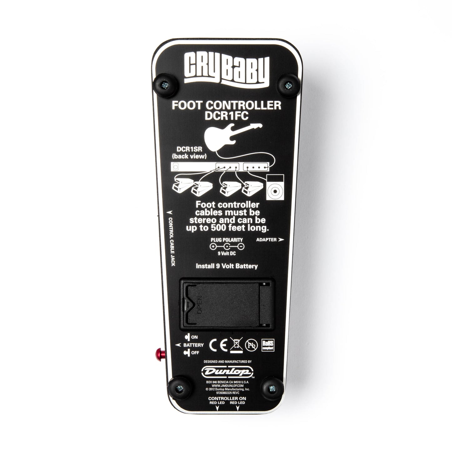 Cry Baby CRY BABY RACK FOOT CONTROLLER- AUTO RETURN - CSP025