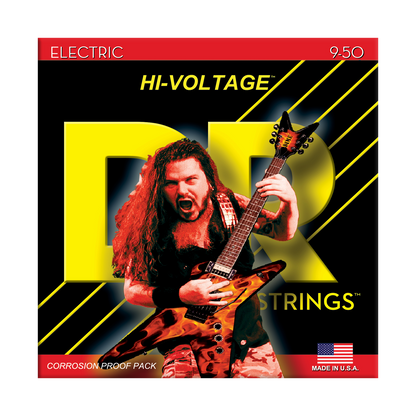 DR Strings DR HI-VOLTAGE Dimebag Darrell Signature Series Electric Guitar String Set - 9-50 Signature DGB-9/50