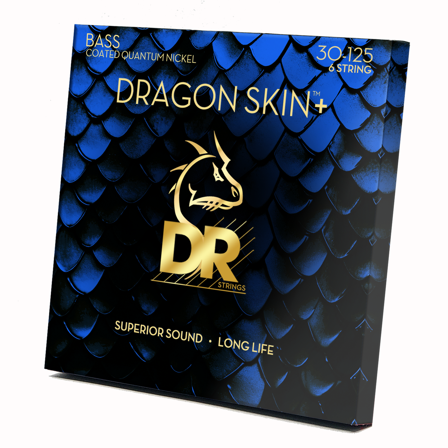 DR Strings DR Dragon Skin+ Quantum Nickel Electric Bass Strings Long Scale Set - 6-String 30-125 DBQ6-30