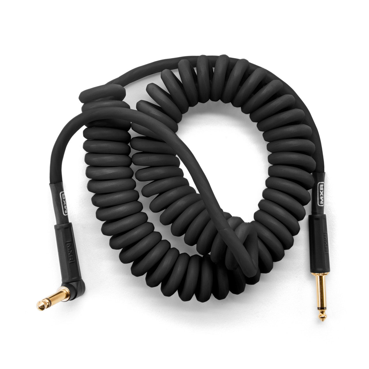 MXR 15-Foot Coil Instrument Cable - Black - Right / Straight - DCICB15R