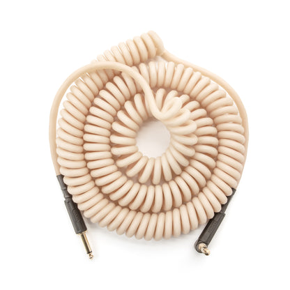 MXR MXR COILED GLOW INSTRUMENT CABLE - RIGHT / STRAIGHT 30 FT - DCICG30R