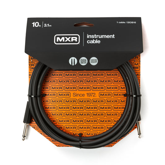 Cry Baby MXR STANDARD INSTRUMENT CABLE - STRAIGHT / STRAIGHT 10 FT - DCIS10