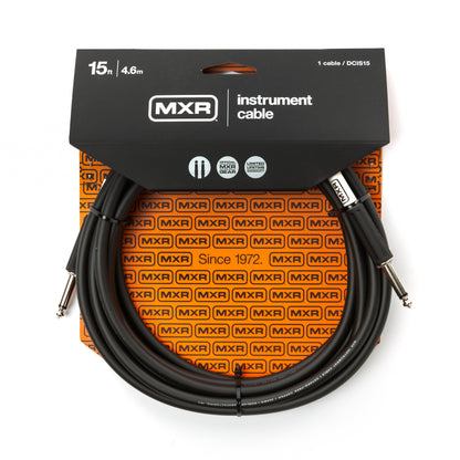 Cry Baby MXR STANDARD INSTRUMENT CABLE - STRAIGHT / STRAIGHT 15 FT - DCIS15