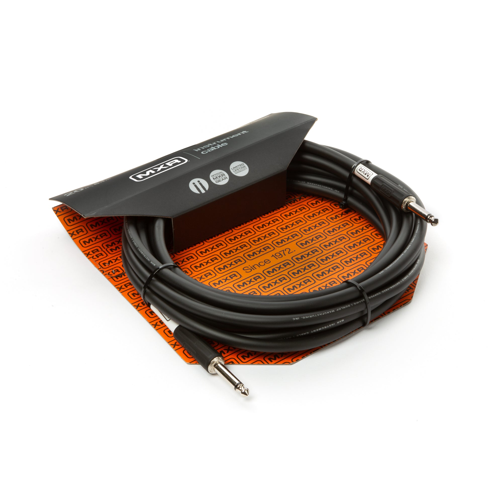 Cry Baby MXR STANDARD INSTRUMENT CABLE - STRAIGHT / STRAIGHT 20 FT - DCIS20