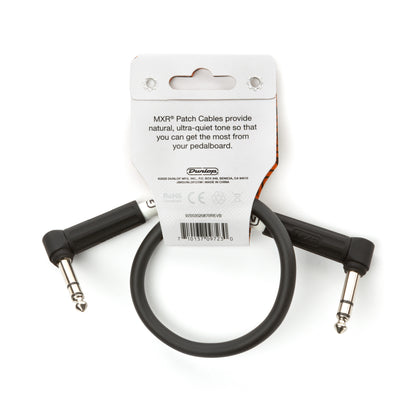 MXR MXR TRS STEREO PATCH CABLE RIGHT/RIGHT - 01 FOOT - DCIST1RR