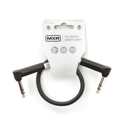 MXR MXR TRS STEREO PATCH CABLE RIGHT/RIGHT - 01 FOOT - DCIST1RR