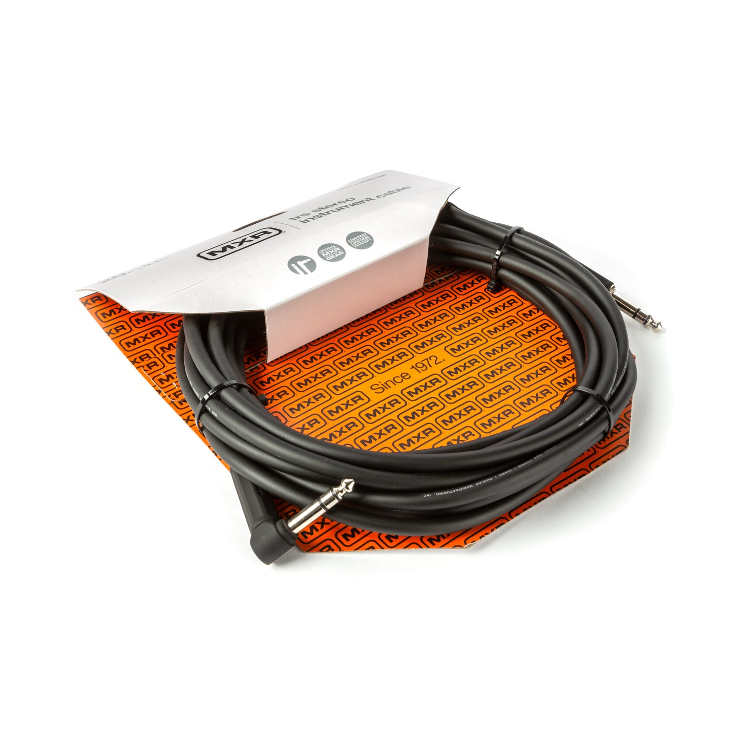 MXR MXR TRS STEREO INSTRUMENT CABLE STRAIGHT/RIGHT - 20 FOOT - DCIST20R