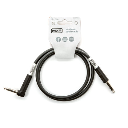 MXR MXR TRS STEREO PATCH CABLE RIGHT/RIGHT - 03 FOOT - DCIST3R