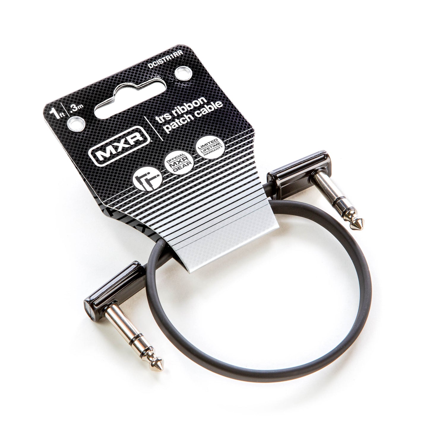 MXR MXR TRS RIBBON PATCH CABLE RIGHT/RIGHT - 01 FOOT - DCISTR1RR