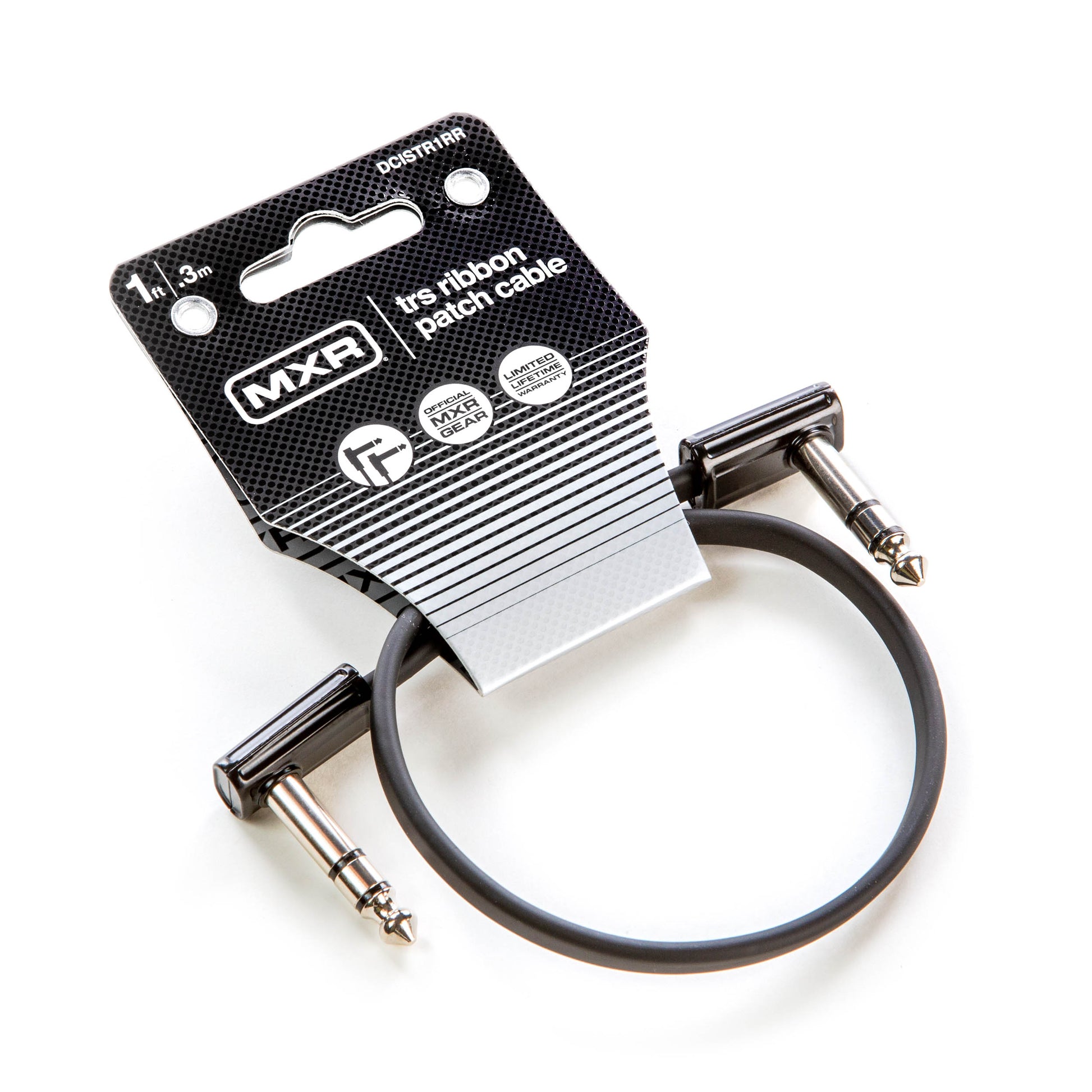 MXR MXR TRS RIBBON PATCH CABLE RIGHT/RIGHT - 01 FOOT - DCISTR1RR