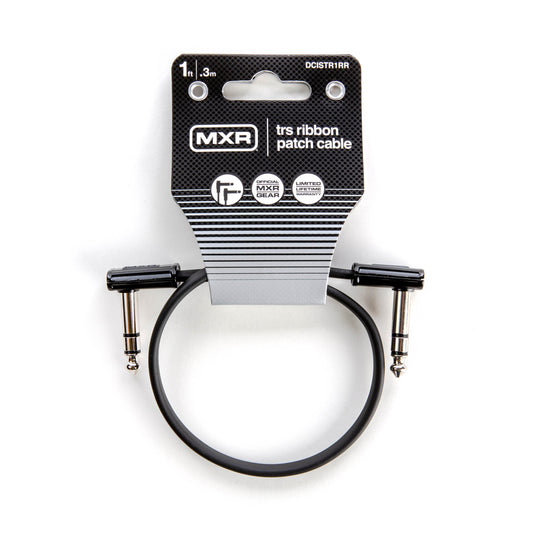 MXR MXR TRS RIBBON PATCH CABLE RIGHT/RIGHT - 01 FOOT - DCISTR1RR